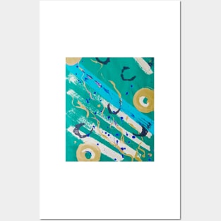 Texture (Teal) Posters and Art